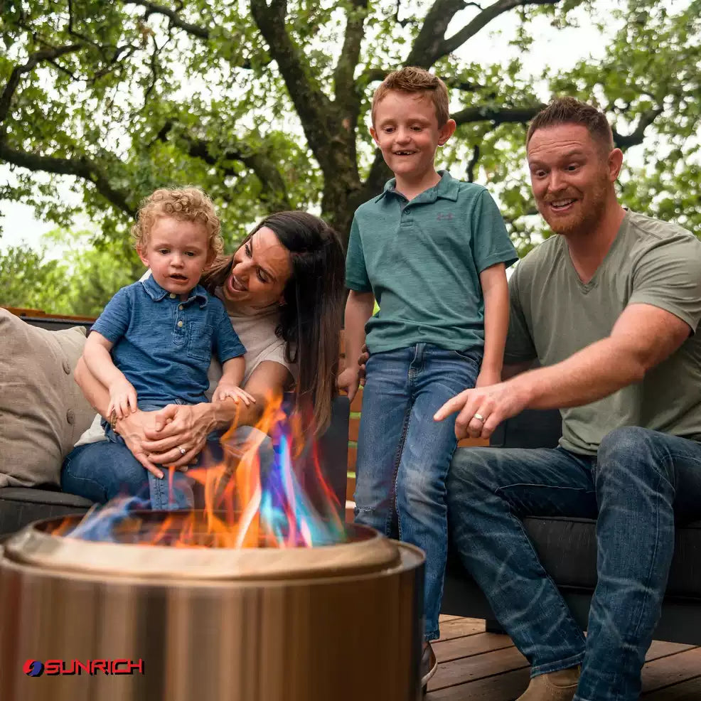 Chromaora—Rainbow Flame Dust,Safe Mineral Blend for Vibrant Flames,Campfire & Ritual Fire Enhancer