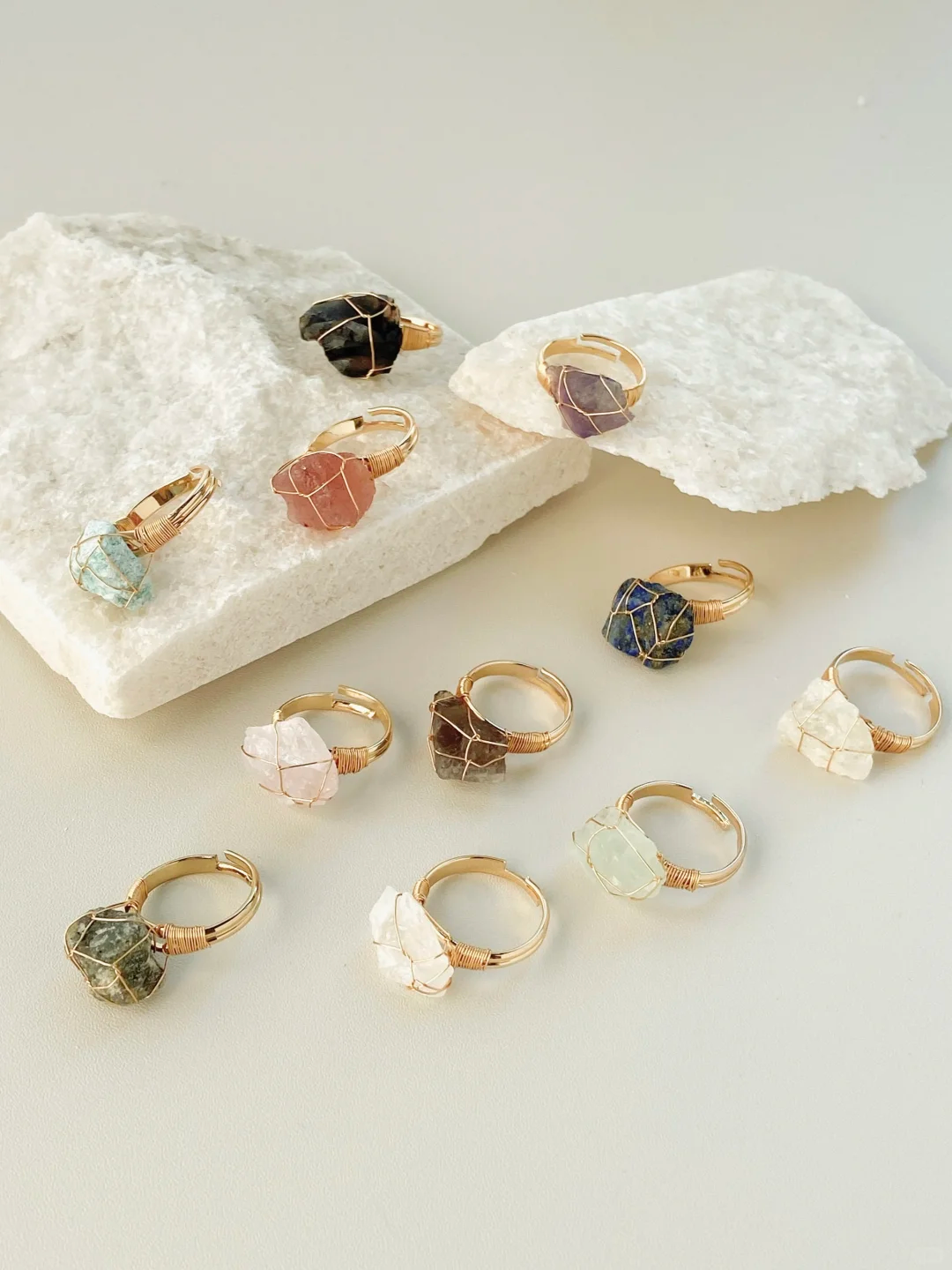 AetherStone Rings: Raw Crystals, Refined Energy